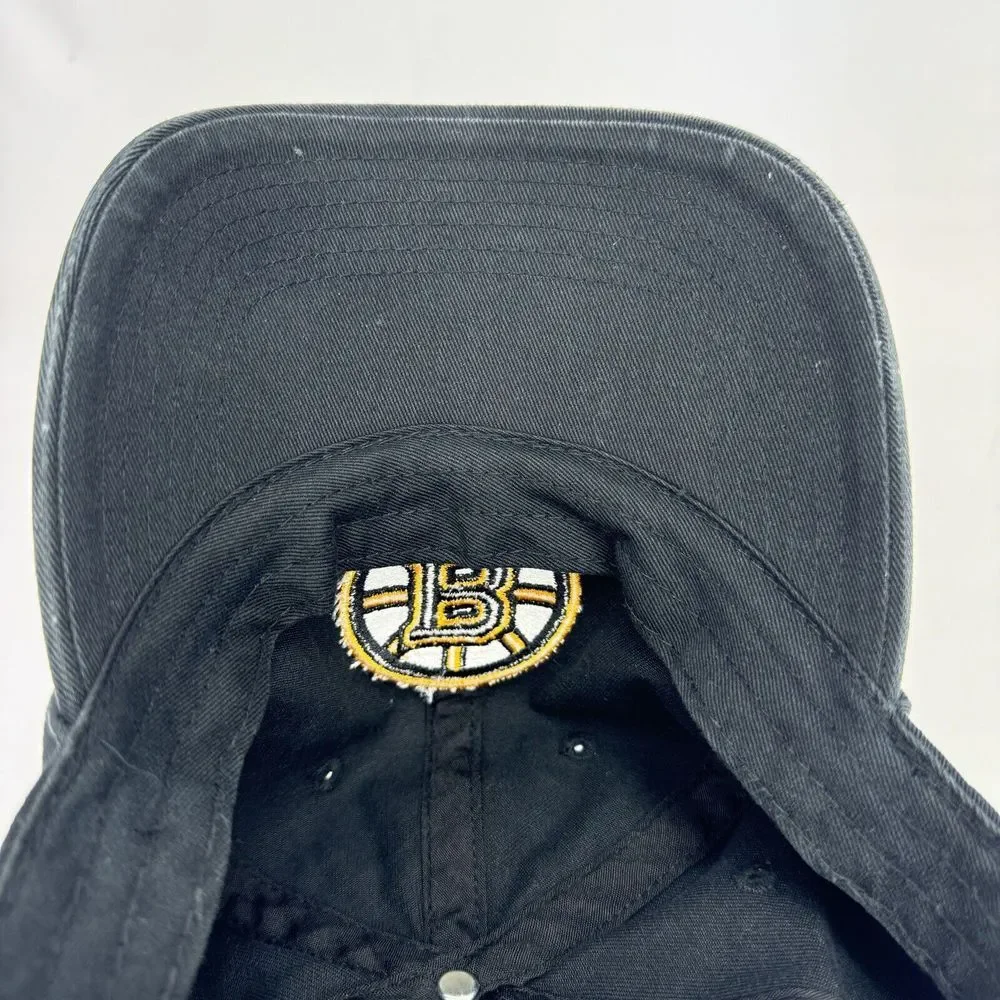 Boston‎ Bruins '47 Brand Baseball Hat Black Adjustable One Size Fit Most